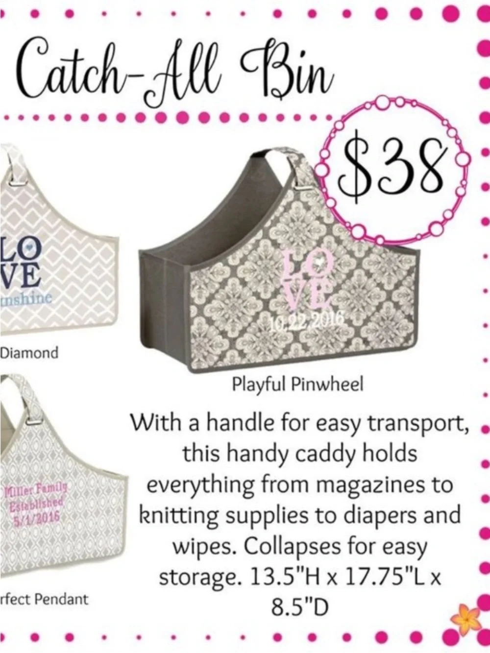 thirty-one “Catch-All Bin”- NEW
